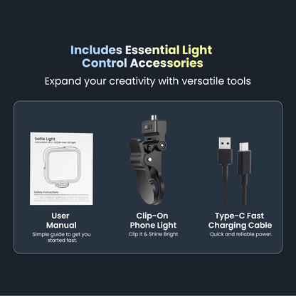 Glow LED Selfie Light for Photos, Reels & Video Calls