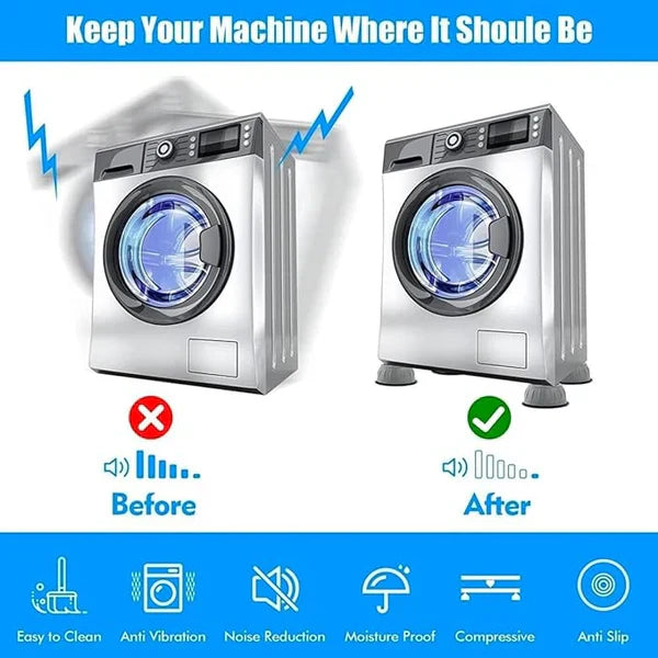 Anti Vibration Washing Machine Pads (Set of 4)